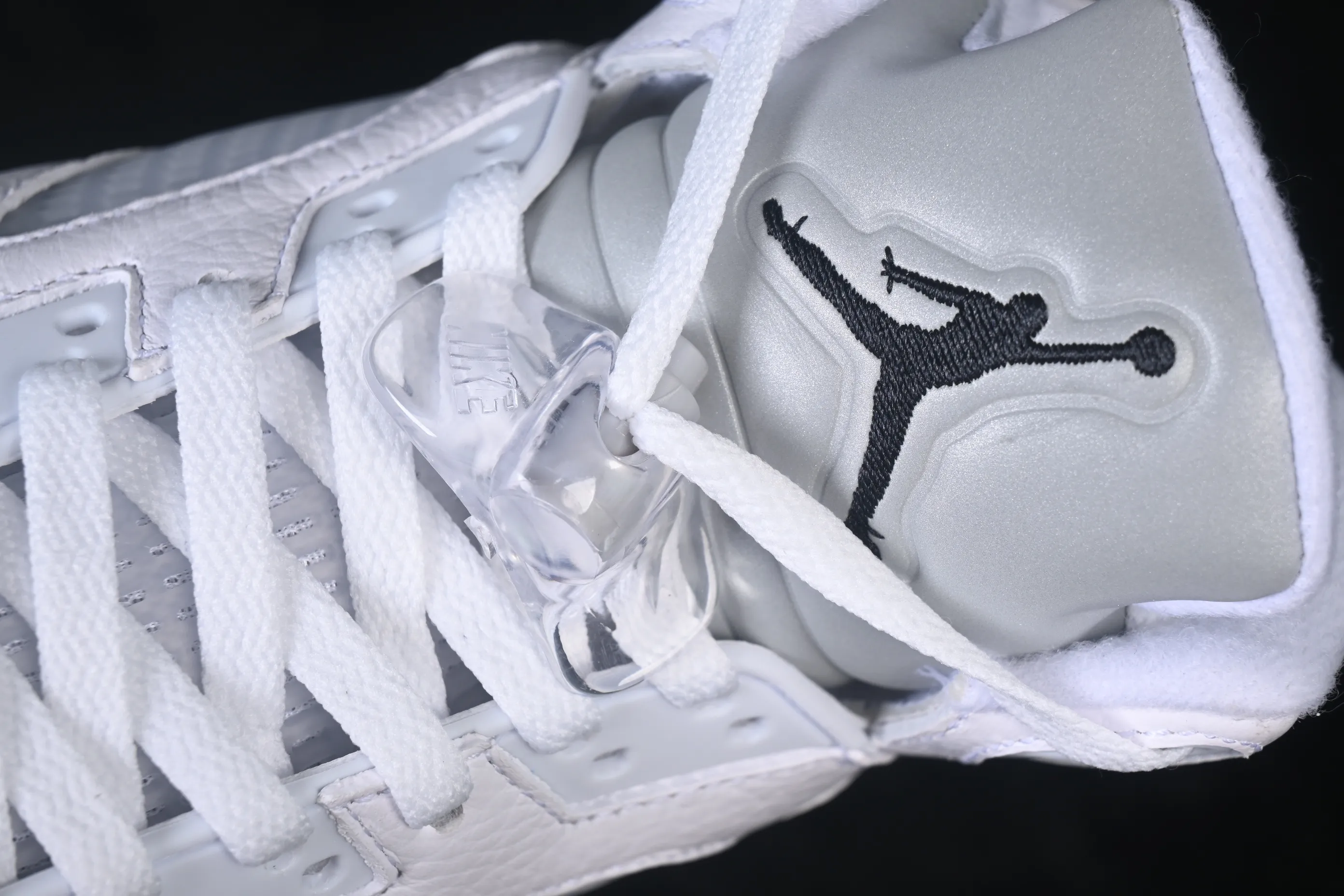 All categories Air Jordan Jordan series basketball shoes Air Jordan 5 TG version Air Jordan 5 Retro "White Metallic" AJ5 Joe 5 Silver HQ7978-103